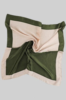 Silky Color Blocked Scarf