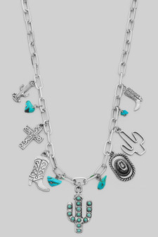 Western Charm Recon Stone Necklace
