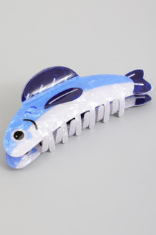 Marbled Acrylic Fish Hair Clip - #KH26336