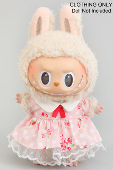 Lacy Floral Dress Labubu Outfit