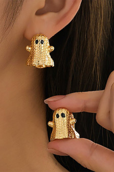 Double Sided Textured Ghost Earrings