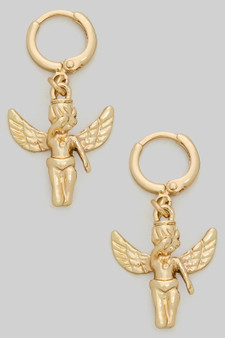 Angel Charm Huggies