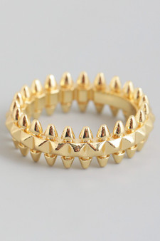 Super Spiky Brass Ring