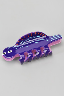 Playful Cartoon Dinosaur Hair Clip