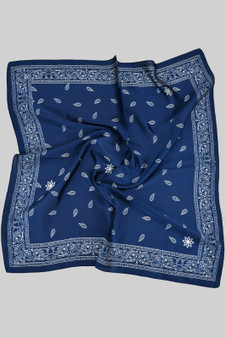 Silky Smooth Paisley Square Scarf