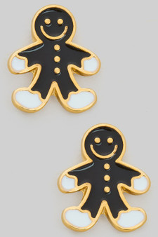 Gingerbread Man Clip Ons