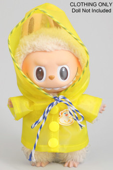 Yellow Rain Jacket Labubu Outfit