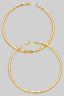 Timeless Brass Hoop Earrings