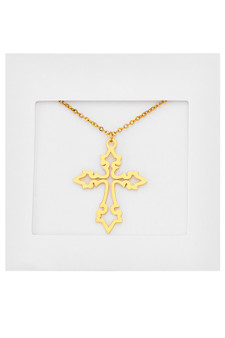 Vintage Cross Pendant Necklace