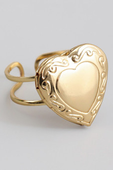 Heart Locket Ring