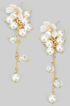 Pearly Flower With Dangling Cluster