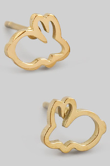 Stainless Steel Mini Rabbit Studs