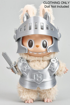 Labubu Knight Armor Outfit Only
