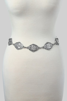 Cowboy Boot Buckles Chain Belt