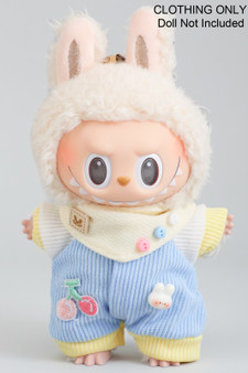 Adorable Corduroy Labubu Outfit With Handkerchief
