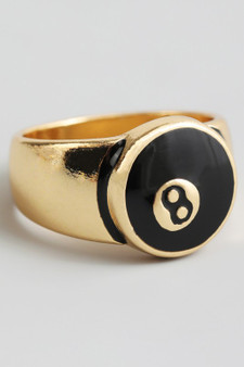 Eight Ball Ring