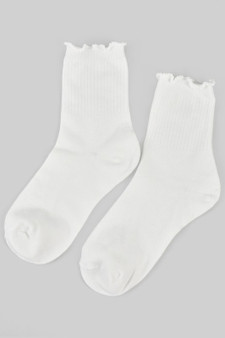 Soft Frilly Opening Socks