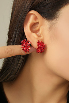 Flower Cluster Hoops