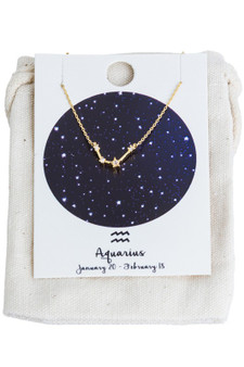 Horoscope Constellation Pendant Necklace