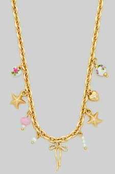 Nine Charm Chain Necklace