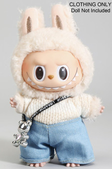 Three Piece Lanyard Top N Short Labubu Outfit Only