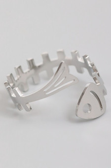 18K Gold Dipped Fish Twist Ring