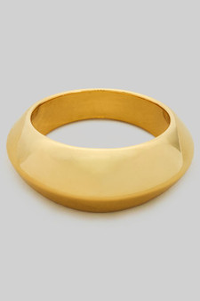 Edged Puff Brass Ring