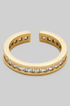 Embedded Cz Stone Ring