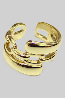 Layered Open Band Ring
