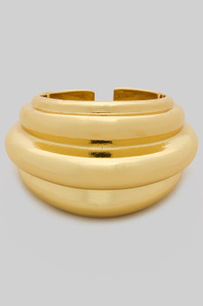 Brass Ripple Stack Ring