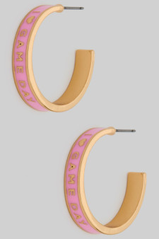 I Love Gameday Colored Hoops