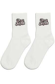 Dog Mom Crew Socks