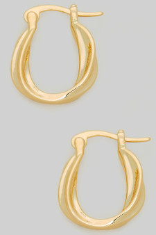 Lightweight Double Stack Twist Hoops