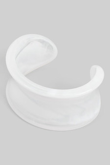 Acrylic Resin Cuff Bracelet