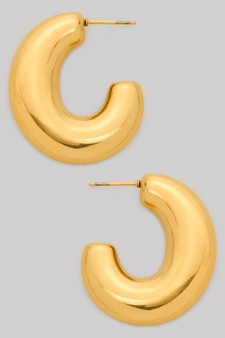 Stainless Steel Hoop Earrings