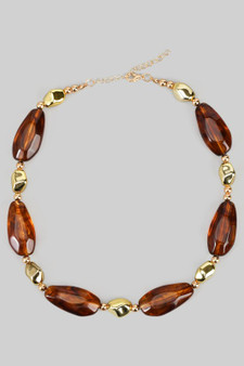 Chunky Acrylic Resin Necklace