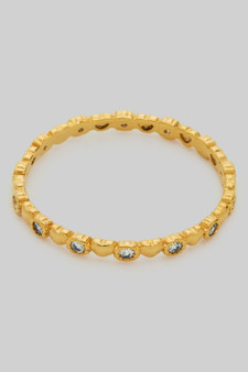 Dainty Heart And Cz Link Ring