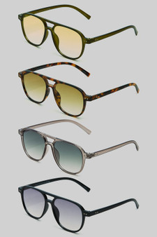 Assorted Dozen Aviator Sunglass Set