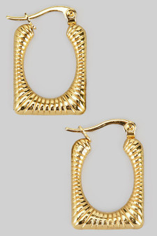 Stainless Rectangular Round Pressed Hoops