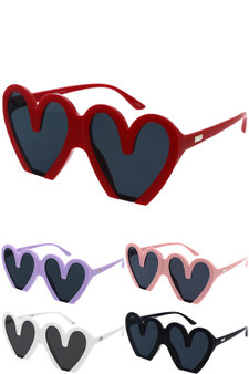 Heart Frame Assorted Sunglasses