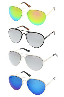 Dozen Pack Of Polarized Aviator Sunglasses