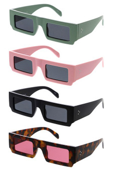Retro Rectangle Assorted Sunglasses
