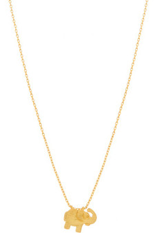 Dainty Elephant Pendant Necklace - #N9310