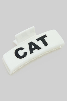 Cat Mom Rectangular Hair Clip
