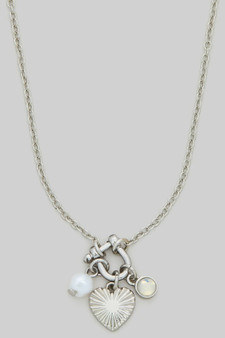 Horsebit Carabiner Recon Heart Ac Necklace