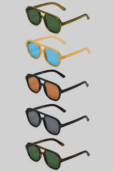Assorted Dozen Of Aviator Style Sunglasses
