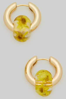 Flower Resin Hoops
