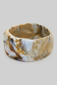 Acrylic Resin Bangle Bracelet