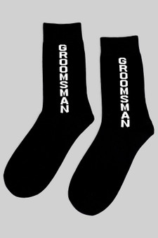 Groomsman Embroidered Ankle Socks