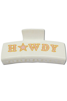 Howdy Claw Hair Clip